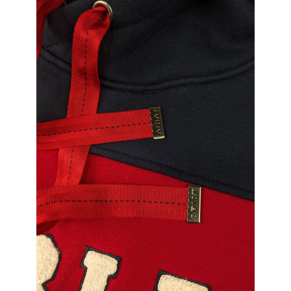Ariat Rabere Team Red White & Blue Hoodie - Youth 10-12 - Picture 3 of 6